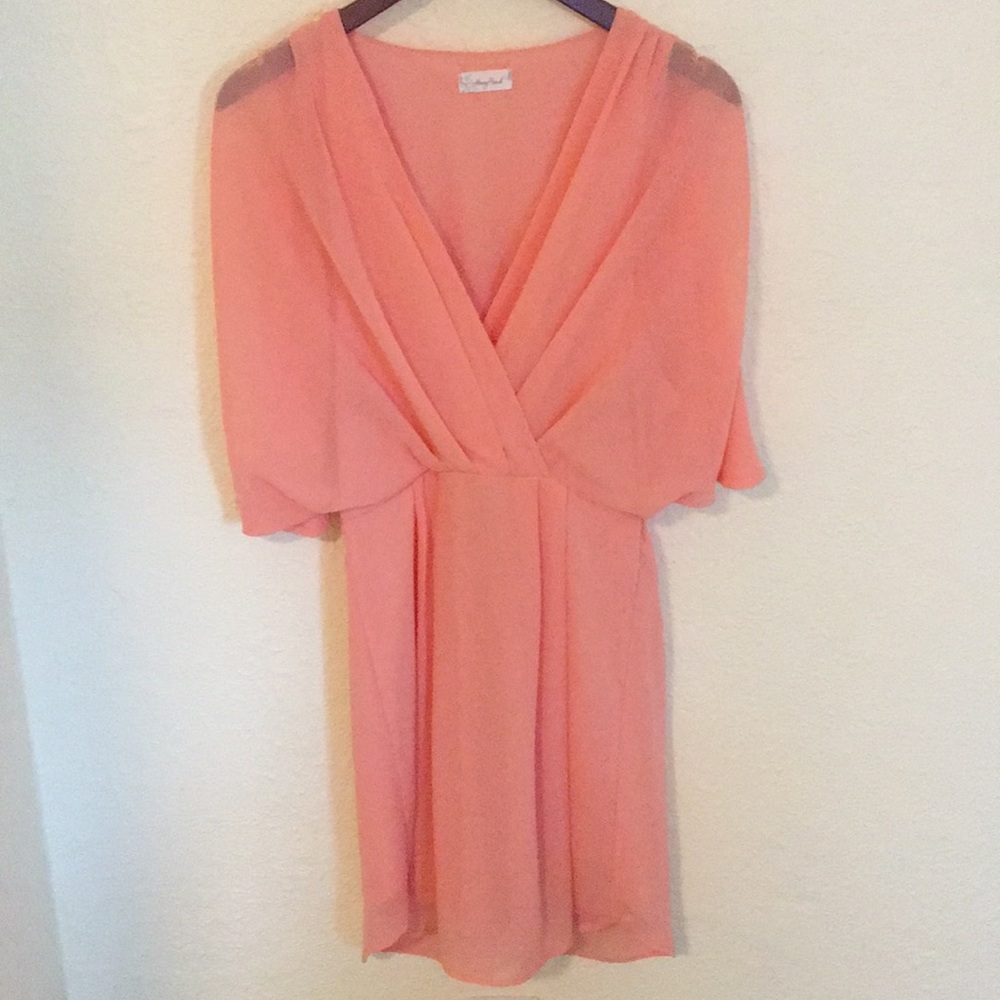 Peach dress